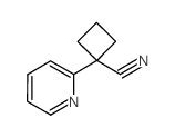 1-(2-吡啶)-环丁烷甲腈结构式