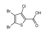 4,5-dibromo-3-chlorothiophene-2-carboxylic acid Structure