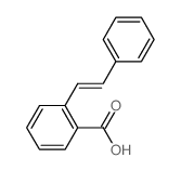 Benzoic acid,2-[(1E)-2-phenylethenyl]- structure
