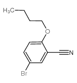 5-溴-2-正丁氧基苯甲腈结构式