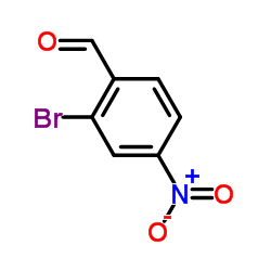 2-溴-4-硝基苯甲醛结构式