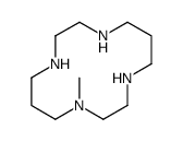 1-methyl-1,4,8,11-tetrazacyclotetradecane Structure