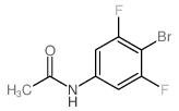 5-乙酰氨基-2-溴-1,3-二氟苯结构式