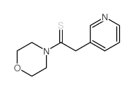 Morpholine, 4- (3-pyridylthioacetyl)-结构式
