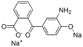 o-(3-Amino-4-sodiooxybenzoyl)benzoic acid sodium salt结构式