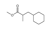 3-cyclohexyl-2-methyl-propionic acid methyl ester结构式