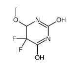 5,5-difluoro-6-methoxy-1,3-diazinane-2,4-dione Structure