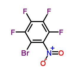 1-Bromo-2,3,4,5-tetrafluoro-6-nitrobenzene structure