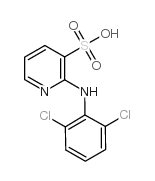 2-[(2,6-二氯苯基)氨基]-吡啶-3-磺酸结构式