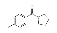 1-(4-methylphenyl)sulfinylpyrrolidine Structure
