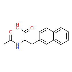 N-Acetamido-3-(naphthalen-2-yl)propanoic acid结构式