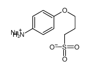 sodium 3-(4-aminophenoxy)propanesulphonate结构式