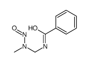 N-[(N-亚硝基甲氨基)甲基]苯甲酰胺结构式