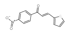 1-(4-硝基苯基)-3-(2-噻吩基)-丙烯酮结构式