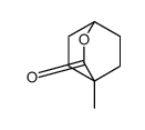 4-methyl-2-oxabicyclo[2.2.2]octan-3-one结构式