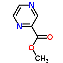 2-吡嗪羧酸甲酯结构式