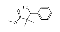 3-hydroxy-2,2-dimethyl-3-benzenepropionic acid methyl ester Structure