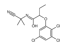 N-(2-cyanopropan-2-yl)-2-(2,3,5-trichlorophenoxy)butanamide Structure
