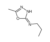 5-methyl-N-propyl-1,3,4-oxadiazol-2-amine Structure