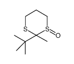 2-tert-butyl-2-methyl-1,3-dithiane-1-oxide结构式