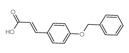 3-[4-(苄氧基)苯基]丙烯酸结构式
