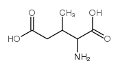 (±)-threo-3-Methylglutamic acid structure