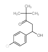 3-Pentanone,1-(4-chlorophenyl)-1-hydroxy-4,4-dimethyl-结构式