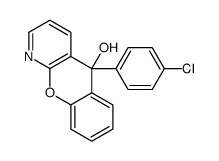 5-(4-chlorophenyl)chromeno[2,3-b]pyridin-5-ol结构式