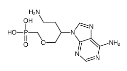[4-amino-2-(6-aminopurin-9-yl)butoxy]methylphosphonic acid结构式