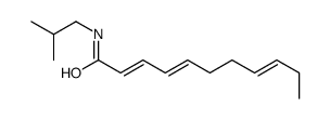 N-(2-methylpropyl)undeca-2,4,8-trienamide Structure