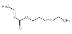 (Z)-3-hexen-1-yl (E)-crotonate structure