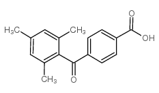 4-(异丙叉丙酮甲基)苯甲酸结构式