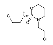 (2-CHLORO-ETHYL)-[(R)-3-(2-CHLORO-ETHYL)-2-OXO-2LAMBDA5-[1,3,2]OXAZAPHOSPHINAN-2-YL]-AMINE结构式