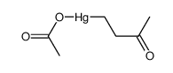 acetoxy(3-oxobutyl)mercury结构式