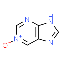 1H-Purine, 3-oxide (9CI)结构式