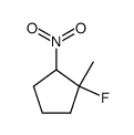 Cyclopentane, 1-fluoro-1-methyl-2-nitro- (9CI)结构式