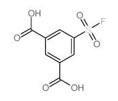 5-fluorosulfonylbenzene-1,3-dicarboxylic acid Structure
