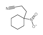 3-(1-nitrocyclohexyl)propanenitrile结构式