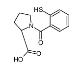 (2S)-1-(2-sulfanylbenzoyl)pyrrolidine-2-carboxylic acid Structure