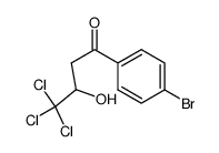 1-(4-bromophenyl)-4,4,4-trichloro-3-hydroxybutan-1-one Structure