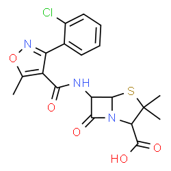 cloxacillin sodium结构式