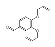 3,4-diprop-2-enoxybenzaldehyde Structure