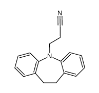 3-(10,11-dihydro-dibenzo[b,f]azepin-5-yl)-propionitrile结构式