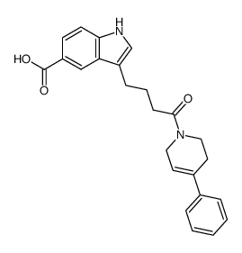 2-[α-(4-hydroxyphenyl)-α-hydroxymethyl]thiophene结构式
