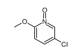 5-chloro-2-methoxypyridine N-oxide结构式