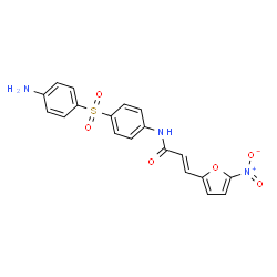 2-Propenamide, N-4-(4-aminophenyl)sulfonylphenyl-3-(5-nitro-2-furanyl)-结构式