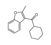cyclohexyl-(2-methyl-1-benzofuran-3-yl)methanone Structure