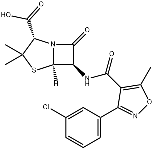 苯唑西林钠EP杂质G结构式
