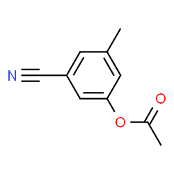 Benzonitrile, 3-(acetyloxy)-5-methyl- (9CI) Structure