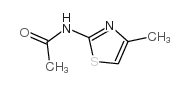 2-乙酰氨基-4-甲基噻唑结构式